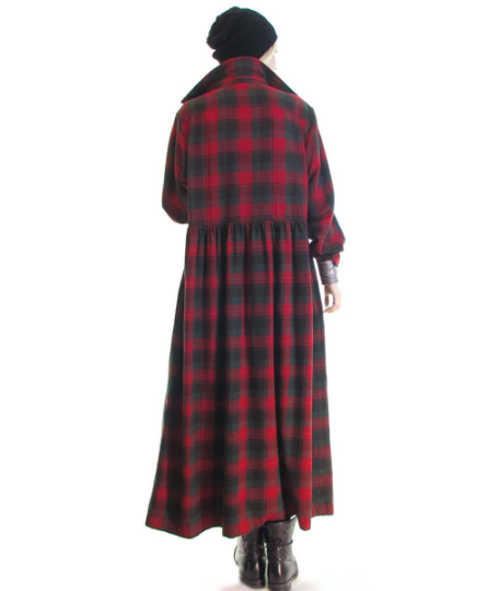 Vintage 90s grunge dress Riot Grrrl Punk Rock dress Goth Dress plaid f
