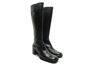 Vintage 90s Tall Square Toe Boots.