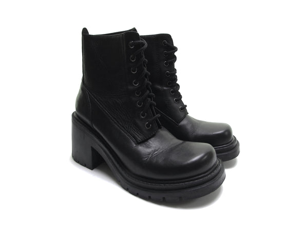 Vintage 90s platform combat boots for women size 7.5 Deadstock unworn vintage