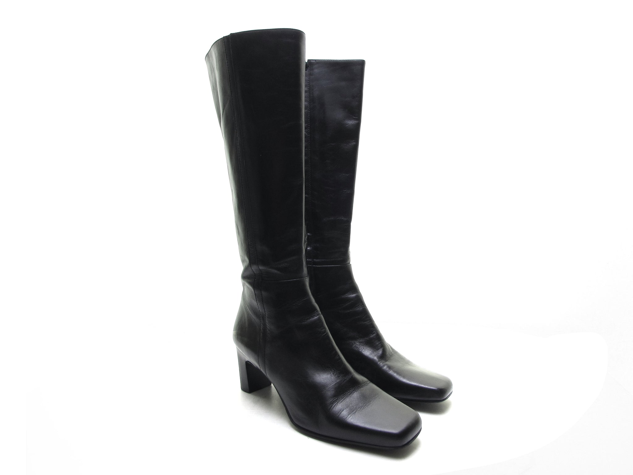 Chelle Tall Boots In Calf Suede - Black Black | NYDJ